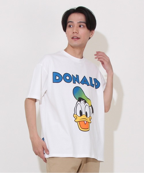 Disney(ディズニー)の「【綿100%】親子お揃い ディズニー グラデーションキャラ Tシャツ 0577A(Tシャツ/カットソー・レディース・ブラック×レッド/ホワイト×ブルー/その他26/その他9・S/M/L/XL)」の2枚目の写真