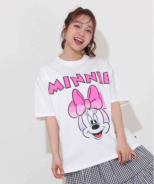 綿100％】親子お揃い ディズニー グラデーションキャラ Tシャツ 0577A