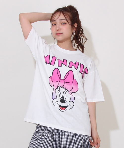 Disney(ディズニー)の「【綿100%】親子お揃い ディズニー グラデーションキャラ Tシャツ 0577A(Tシャツ/カットソー・レディース・ブラック×レッド/ホワイト×ブルー/その他26/その他9・S/M/L/XL)」の11枚目の写真