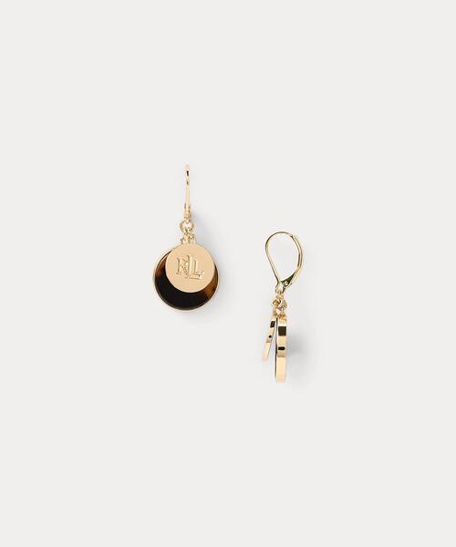 Ralph Lauren ラルフローレン GoldTone Link Medium Hoop ピアス Lauren Ralph Lauren Gold-Tone Small Triple-Row Textured Hoop