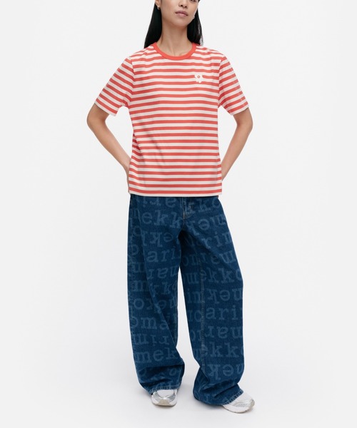 marimekko(マリメッコ)の「【kioski】Tasaraita Uni / t-shirt(Tシャツ/カットソー・レディース・レッド・SMALL/LARGE/MEDIUM/X-SMALL)」の5枚目の写真