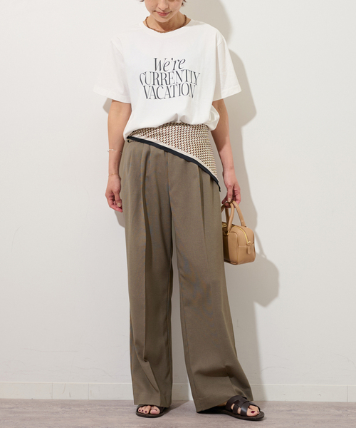 JOURNAL STANDARD relume(ジャーナルスタンダード レリューム)の「OXストレッチギャザータックパンツ(その他パンツ・レディース・チャコールグレー/ブラック/ブラウン系その他・38/36)」の18枚目の写真