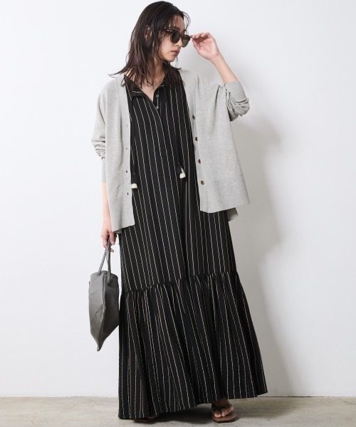 collex - [美品]collex ストライプロングワンピースの通販 by