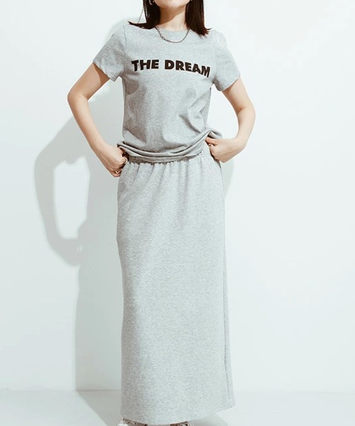 by LEGNA(バイレグナ)の「THE DREAM Tシャツ(Tシャツ/カットソー・レディース・杢グレー/グレイッシュベージュ/ブラック/ホワイト/チャコール・FREE)」の1枚目の写真