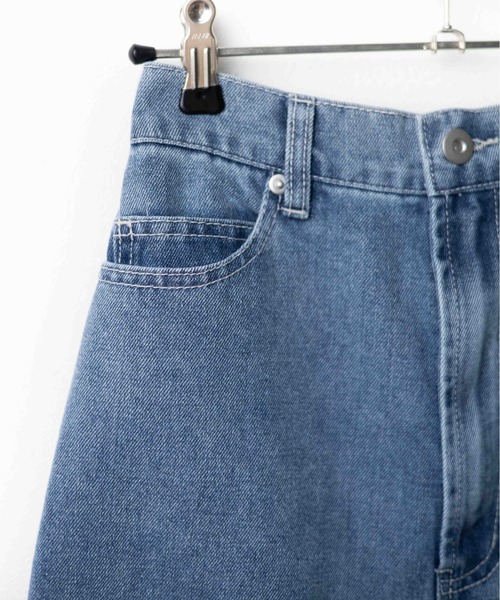 Bling Leads(ブリングリーズ)の「《Bling leads》カーブデニムパンツ(デニムパンツ・レディース・ブルー系2/ブラック系/ブルー系1・FREE)」の8枚目の写真