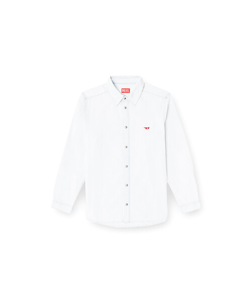 DIESEL(ディーゼル)の「メンズ デニムシャツ D-SIMPLY(シャツ/ブラウス・メンズ・ライトインディゴブルー・XX-LARGE/X-LARGE/LARGE/MEDIUM/SMALL)」の5枚目の写真