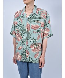 ANTIBAL（アンティバル）の「【ANTIBAL】レーヨン麻総柄 BIGシャツ ビッグシルエットシャツ（シャツ/ブラウス）」