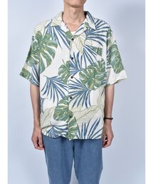 ANTIBAL | 【ANTIBAL】レーヨン麻総柄 BIGシャツ ビッグシルエットシャツ(シャツ/ブラウス)