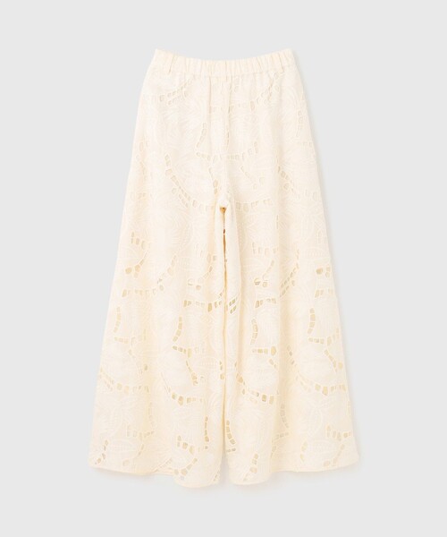 GRACE CONTINENTAL（グレースコンチネンタル）の「カットワークバギーパンツ（その他パンツ・レディース・ブラウン/キナリ・36/38）」の10枚目の写真