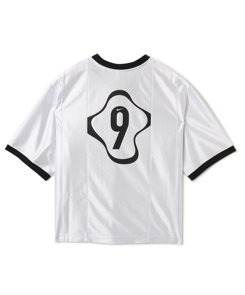 NIKE（ナイキ）の「NIKE AS W NSW SS GX JRSY TOP GCEL / ナイキ ウィメンズ  NSW GX JRSY S/S トップ GCEL 【SP】（ジャージ・レディース・シルバー/ネイビー・S/L/M）」の18枚目の写真