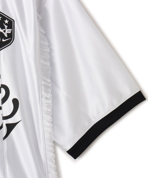 NIKE（ナイキ）の「NIKE AS W NSW SS GX JRSY TOP GCEL / ナイキ ウィメンズ  NSW GX JRSY S/S トップ GCEL 【SP】（ジャージ・レディース・シルバー/ネイビー・S/L/M）」の15枚目の写真
