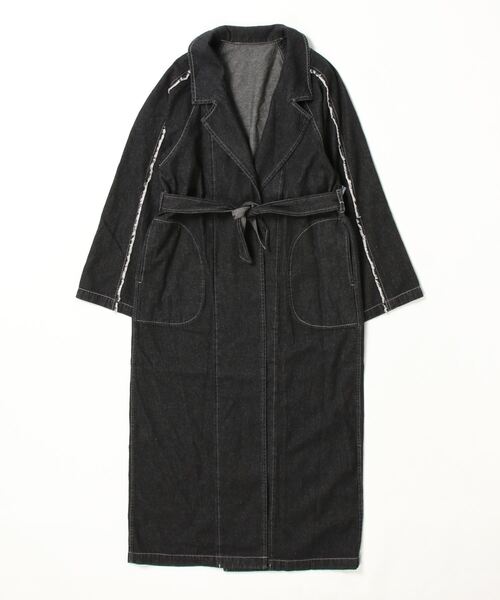 アバラノニマ　ABASLANONYMAT ！デニム　ジャケット コート　フリー アバラノニマABASLANONYMAT ！デニムジャケット コートフリー