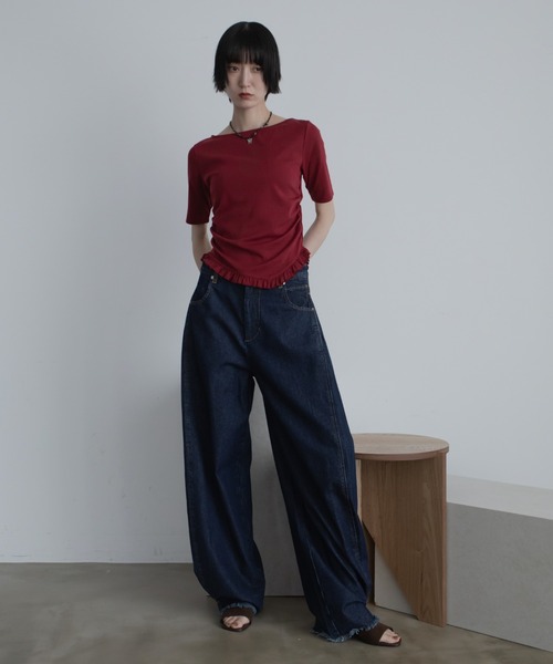 VACANCY(ヴァカンシー)の「アシンメトリーサークルヒールサンダル(サンダル・レディース・ブラウン/ブラック/シルバー・MEDIUM/LARGE)」の4枚目の写真