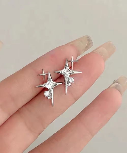 ⭕️早い者勝ち⭕️シルバーピアス フレアデザイン サイズ別2個セット Body-Style 両耳セット新型キャッチ 外れにくい ネジ式 ピアス
