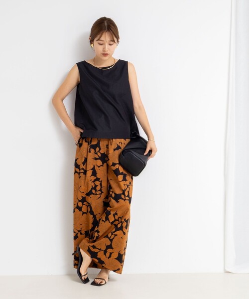 NOLLEY'S（ノーリーズ）の「フラワープリントワイドパンツ（その他