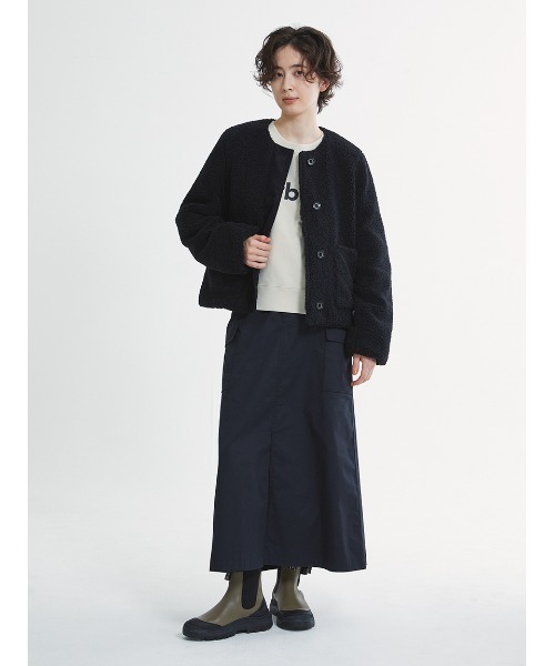 Barbour（バブアー）の「Kintra ボアジャケット（その他アウター・レディース・ブラック/オフホワイト・MEDIUM/SMALL）」の12枚目の写真