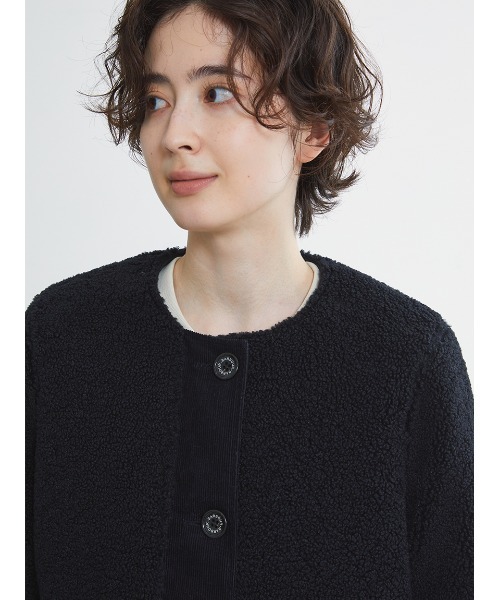 Barbour（バブアー）の「Kintra ボアジャケット（その他アウター・レディース・ブラック/オフホワイト・MEDIUM/SMALL）」の16枚目の写真