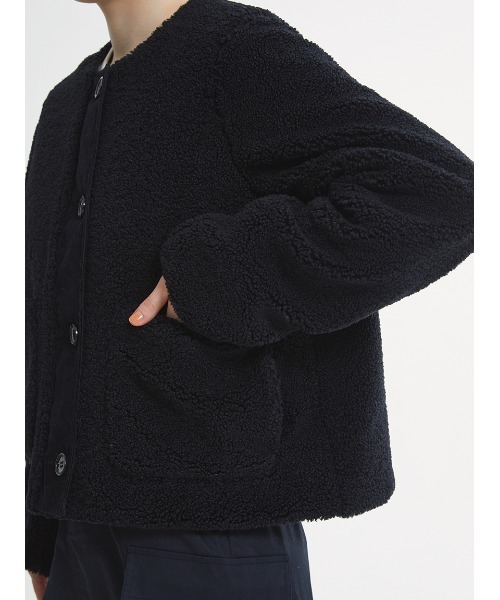 Barbour（バブアー）の「Kintra ボアジャケット（その他アウター・レディース・ブラック/オフホワイト・MEDIUM/SMALL）」の18枚目の写真