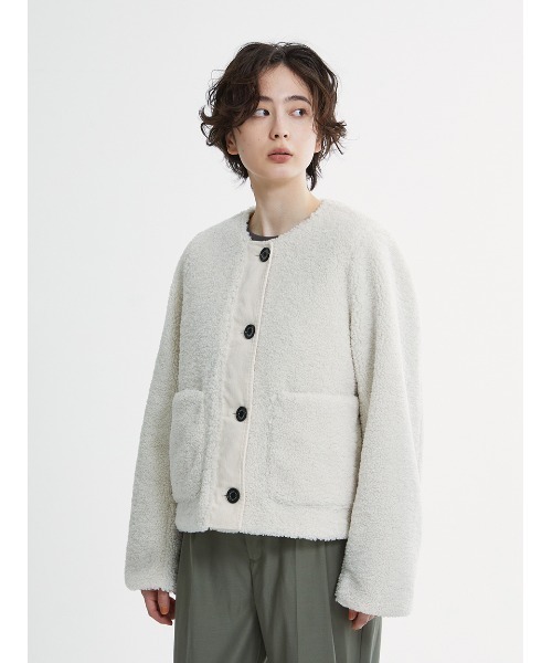 Barbour（バブアー）の「Kintra ボアジャケット（その他アウター・レディース・ブラック/オフホワイト・MEDIUM/SMALL）」の6枚目の写真