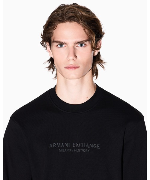 ARMANI EXCHANGE(アルマーニエクスチェンジ)の「【A|X アルマーニ エクスチェンジ】<ZOZO限定>AXロゴ スウェットプルオーバー(スウェット・メンズ・ブラック/チャコールグレー・X-LARGE/MEDIUM/SMALL/LARGE/X-SMALL/XX-LARGE)」の4枚目の写真