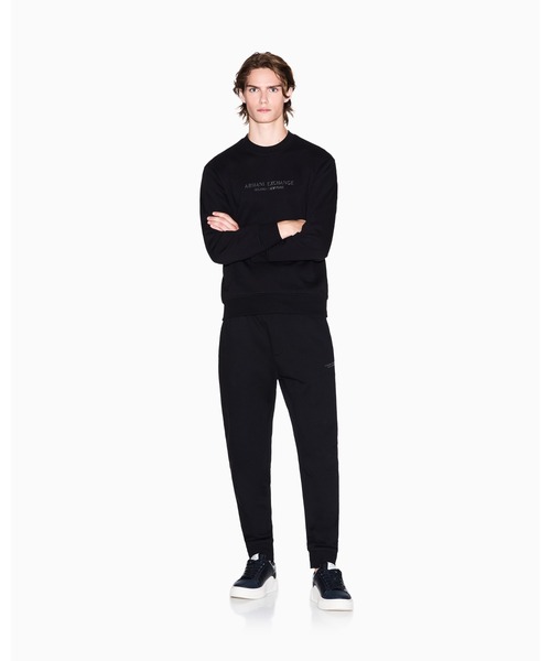 ARMANI EXCHANGE(アルマーニエクスチェンジ)の「【A|X アルマーニ エクスチェンジ】<ZOZO限定>AXロゴ スウェットプルオーバー(スウェット・メンズ・ブラック/チャコールグレー・X-LARGE/MEDIUM/SMALL/LARGE/X-SMALL/XX-LARGE)」の5枚目の写真
