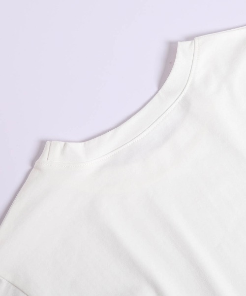 La-gemme（ラジェム）の「シアーデザインプルオーバー（Tシャツ/カットソー・レディース・ホワイト/ブラック・フリー）」の20枚目の写真