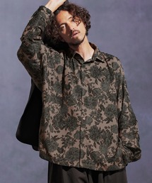 Jih Nunc | ms6171-フラワー総柄ドルマンスリーブシャツ(シャツ/ブラウス)