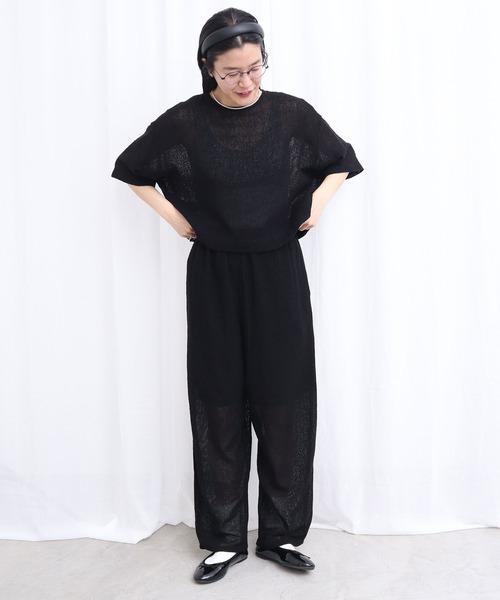 fig Ｌondon（フィグロンドン）の「●silhouette blouse（シャツ/ブラウス・レディース・ブラック/チェック・FREE）」の10枚目の写真