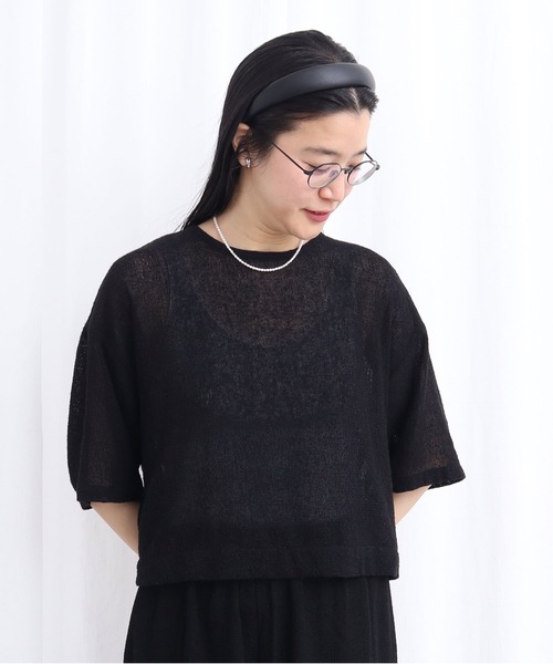 fig Ｌondon（フィグロンドン）の「●silhouette blouse（シャツ/ブラウス・レディース・ブラック/チェック・FREE）」の3枚目の写真
