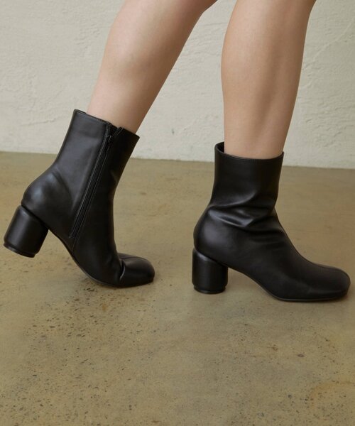 Omekashi(オメカシ)の「ショートブーツ(ブーツ・レディース・ブラック/ブラウン・MEDIUM/SMALL/LARGE)」の15枚目の写真