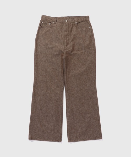 ADAM ET ROPE'(アダムエロペ)の「【ZOZO限定】セミフレア 5PK ワイド デニムパンツ / セットアップ対応 / ユニセックス ≪Made by ZOZO≫(デニムパンツ・メンズ・ブラック/ベージュ系その他/ダークブラウン/ネイビー・S/M/L)」の3枚目の写真