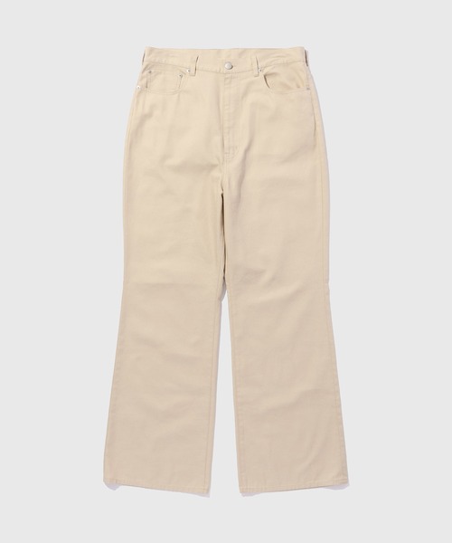 ADAM ET ROPE'(アダムエロペ)の「【ZOZO限定】セミフレア 5PK ワイド デニムパンツ / セットアップ対応 / ユニセックス ≪Made by ZOZO≫(デニムパンツ・メンズ・ブラック/ベージュ系その他/ダークブラウン/ネイビー・S/M/L)」の1枚目の写真
