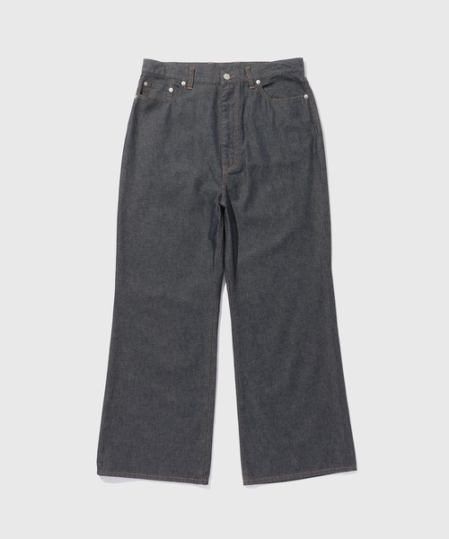 ADAM ET ROPE'(アダムエロペ)の「【ZOZO限定】セミフレア 5PK ワイド デニムパンツ / セットアップ対応 / ユニセックス ≪Made by ZOZO≫(デニムパンツ・メンズ・ブラック/ベージュ系その他/ダークブラウン/ネイビー・S/M/L)」の4枚目の写真