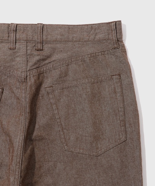 ADAM ET ROPE'(アダムエロペ)の「【ZOZO限定】セミフレア 5PK ワイド デニムパンツ / セットアップ対応 / ユニセックス ≪Made by ZOZO≫(デニムパンツ・メンズ・ブラック/ベージュ系その他/ダークブラウン/ネイビー・S/M/L)」の8枚目の写真