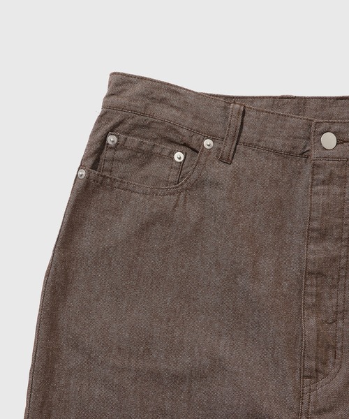 ADAM ET ROPE'(アダムエロペ)の「【ZOZO限定】セミフレア 5PK ワイド デニムパンツ / セットアップ対応 / ユニセックス ≪Made by ZOZO≫(デニムパンツ・メンズ・ブラック/ベージュ系その他/ダークブラウン/ネイビー・S/M/L)」の7枚目の写真