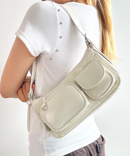 セール】A'GEM/9 × .kom 『.KOM/ドットケーオーエム』ツヤ感ショルダー