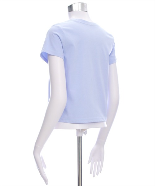 clear（クリア）の「ラメプリントTシャツ [着回し力抜群 大人 カジュアル]（Tシャツ/カットソー・レディース・ライトブルー/ピンク/オフホワイト/ブラック・F）」の14枚目の写真