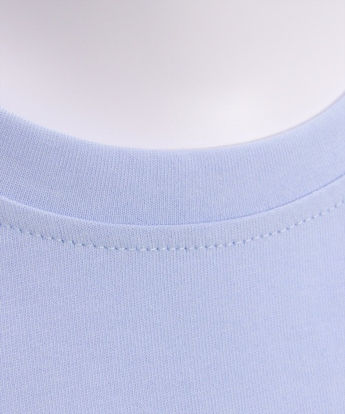 clear（クリア）の「ラメプリントTシャツ [着回し力抜群 大人 カジュアル]（Tシャツ/カットソー・レディース・ライトブルー/ピンク/オフホワイト/ブラック・F）」の11枚目の写真