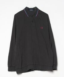 USA古着 フレッドペリー FRED PERRY 長袖 ポロシャツ エンジ The Fred Perry Shirt - M1212／イングランド製フレッドペリー