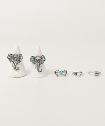 CELENA BEATS（セレナビーツ）の「ガネーシャ モチーフ リング セット（リング）」