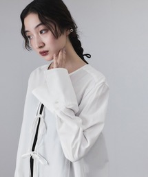 ADAM ET ROPE' | 【サステナブル】リボンブラウス(シャツ/ブラウス)