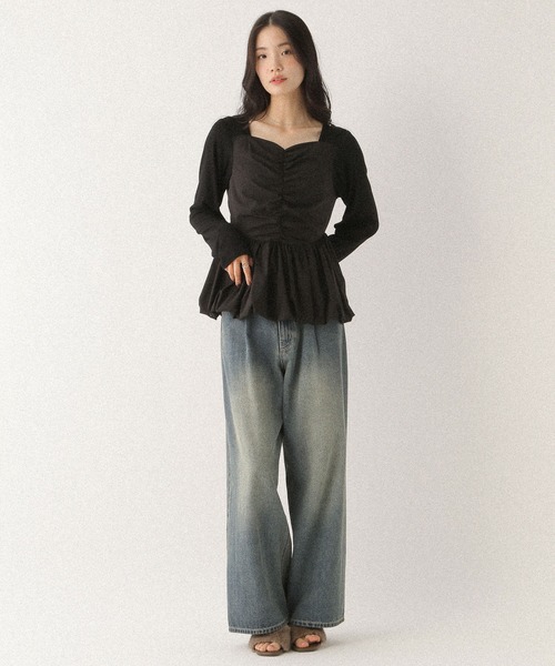 Heather(ヘザー)の「ファーミュールサンダル 573226(サンダル・レディース・アイボリー/グレー・M/L)」の15枚目の写真