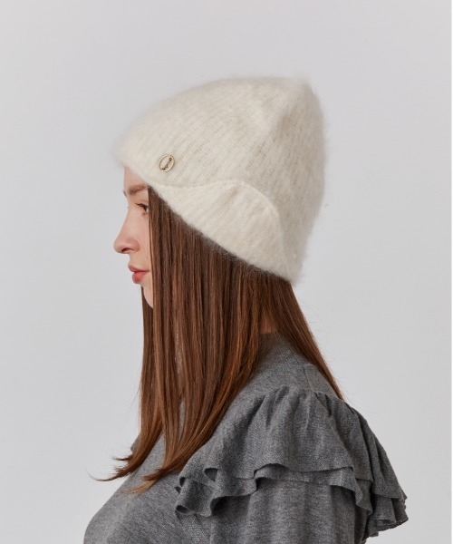 Chapeau d' O（シャポードオー）の「Chapeau d' O  Cashmere Fur Beanie / シャポードオー（ニットキャップ/ビーニー・レディース・ホワイト/グレー・FREE）」の20枚目の写真