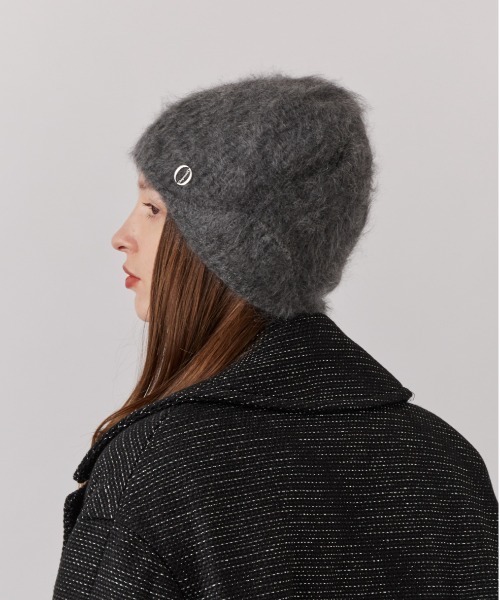Chapeau d' O（シャポードオー）の「Chapeau d' O  Cashmere Fur Beanie / シャポードオー（ニットキャップ/ビーニー・レディース・ホワイト/グレー・FREE）」の7枚目の写真