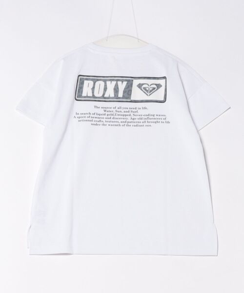 ROXY(ロキシー)の「SQUARE LOGO S/S TEE/ロキシー速乾バックプリントロゴドロップショルダー半袖Tシャツ(Tシャツ/カットソー・レディース・ブラック/パープル/ホワイト/グレー・SMALL/LARGE/MEDIUM)」の19枚目の写真