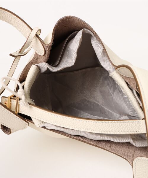 SETUP7（セットアップセブン）の「【SETUP7】レザーハンドバッグ KNF（ハンドバッグ・レディース・ホワイト/ブラウン/ブラック・FREE）」の8枚目の写真