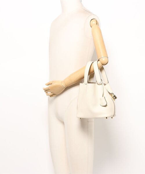 SETUP7（セットアップセブン）の「【SETUP7】レザーハンドバッグ KNF（ハンドバッグ・レディース・ホワイト/ブラウン/ブラック・FREE）」の11枚目の写真