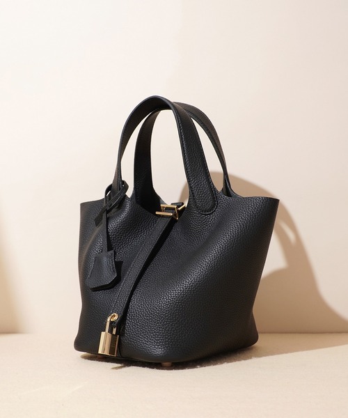 SETUP7（セットアップセブン）の「【SETUP7】レザーハンドバッグ KNF（ハンドバッグ・レディース・ホワイト/ブラウン/ブラック・FREE）」の3枚目の写真