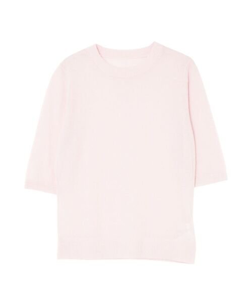 OUNNOUN（オウンノウン）の「【OUNNOUN】シアーハーフスリーブトップス（ニット/セーター・レディース・ミント/ベビーピンク/アイボリー/ライトグレー・FREE）」の10枚目の写真