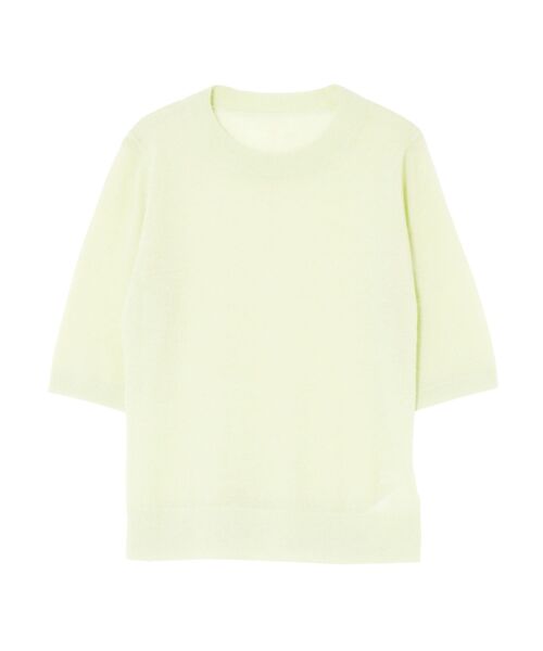 OUNNOUN（オウンノウン）の「【OUNNOUN】シアーハーフスリーブトップス（ニット/セーター・レディース・ミント/ベビーピンク/アイボリー/ライトグレー・FREE）」の11枚目の写真